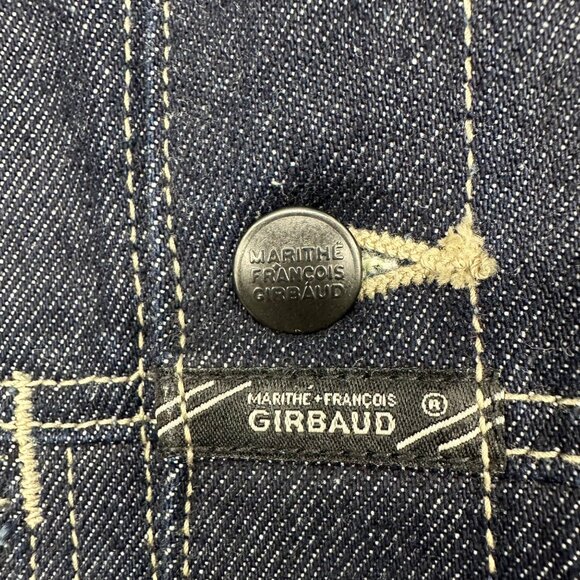 Marithe Francois Girbaud Mens Denim Jean Jacket XL 1990s Street wear Y2K Vintage - Picture 6 of 8